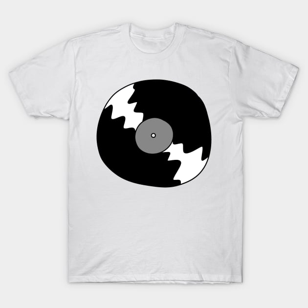 Record T-Shirt by saradaboru